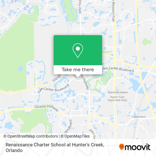 Renaissance Charter School at Hunter's Creek map