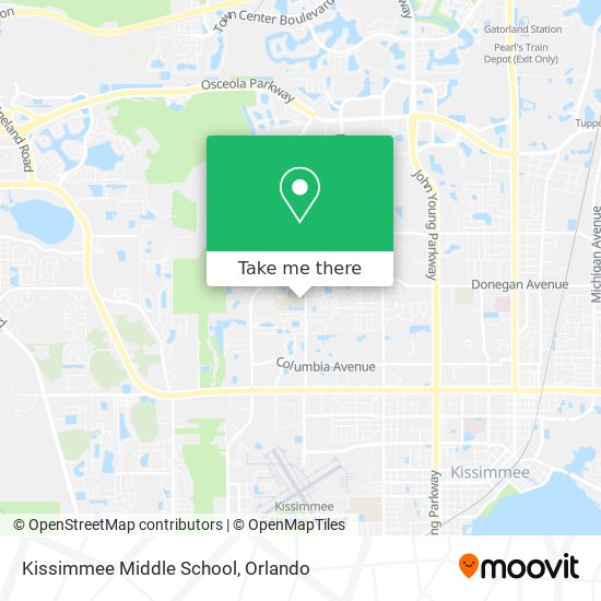 Kissimmee Middle School map