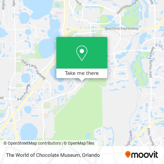 Mapa de The World of Chocolate Museum