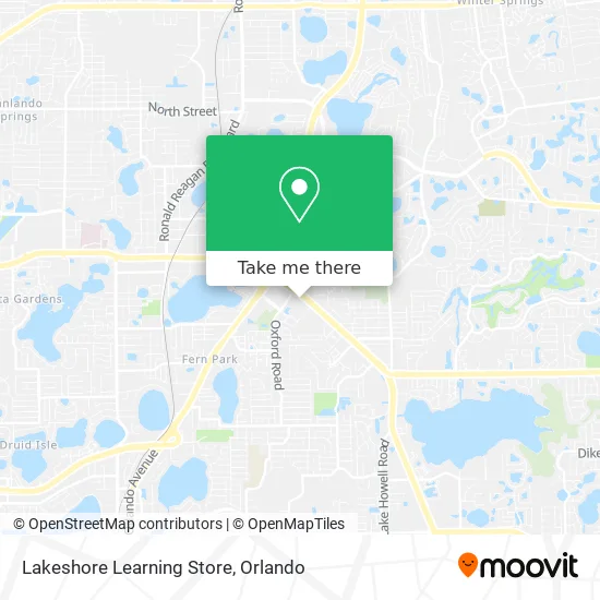 Mapa de Lakeshore Learning Store