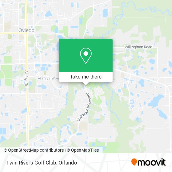 Twin Rivers Golf Club map