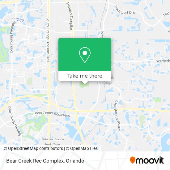 Bear Creek Rec Complex map