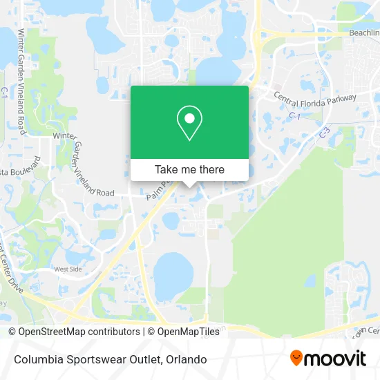 Mapa de Columbia Sportswear Outlet