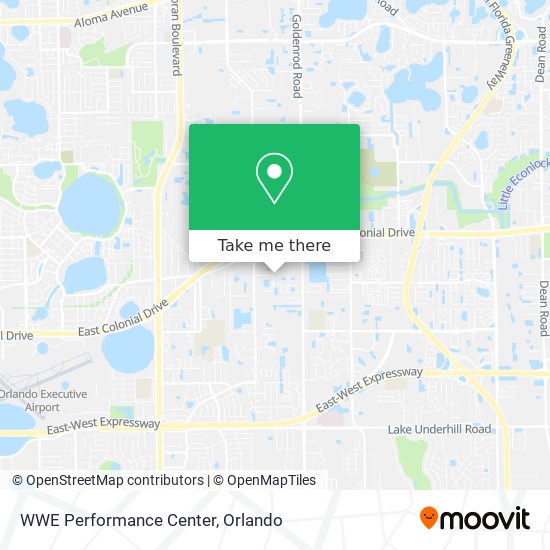 Mapa de WWE Performance Center