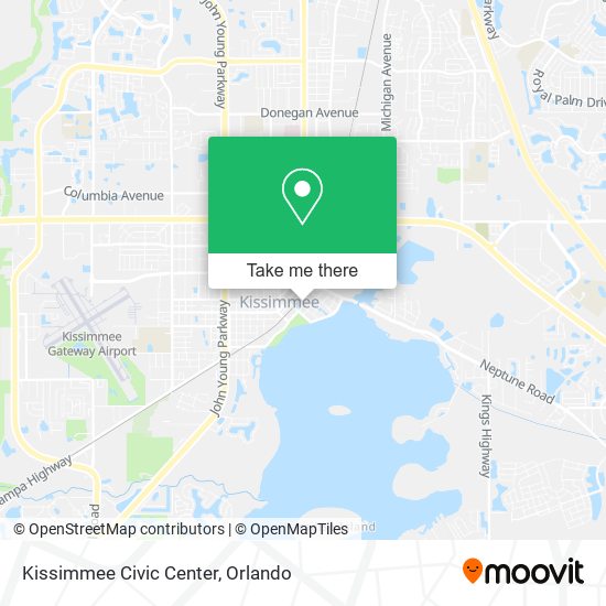 Mapa de Kissimmee Civic Center