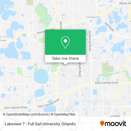Lakeview 7 - Full Sail University map