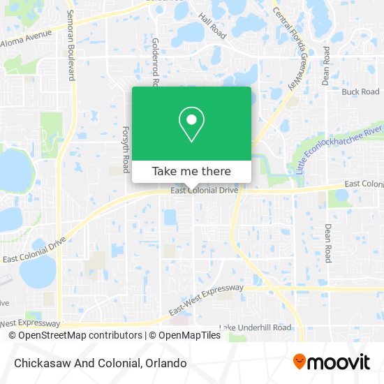 How to get to Chickasaw And Colonial in Orlando by Bus