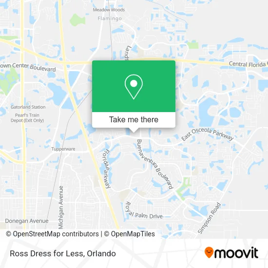 Ross Dress for Less map