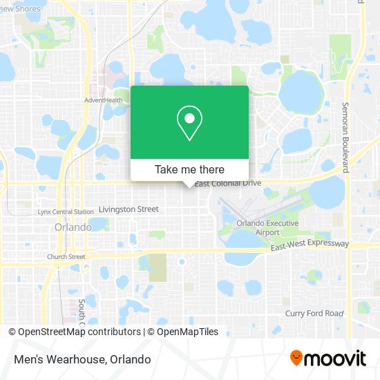 Mapa de Men's Wearhouse