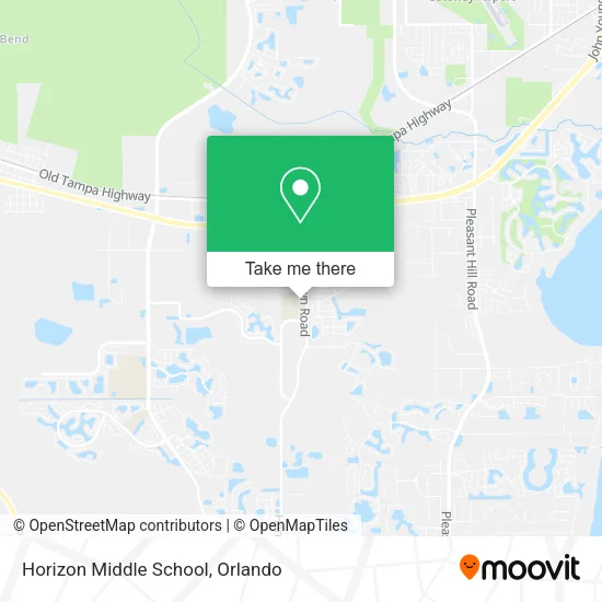 Mapa de Horizon Middle School