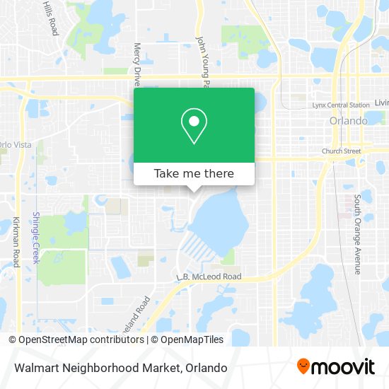 Mapa de Walmart Neighborhood Market
