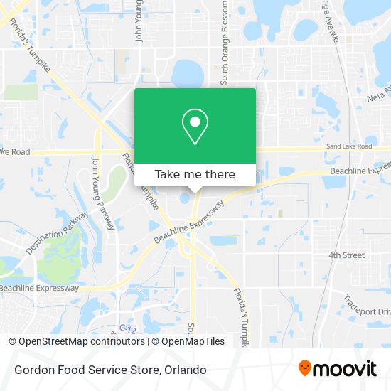 Gordon Food Service Store map
