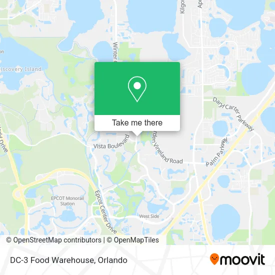 DC-3 Food Warehouse map