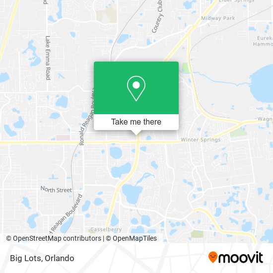 Big Lots map