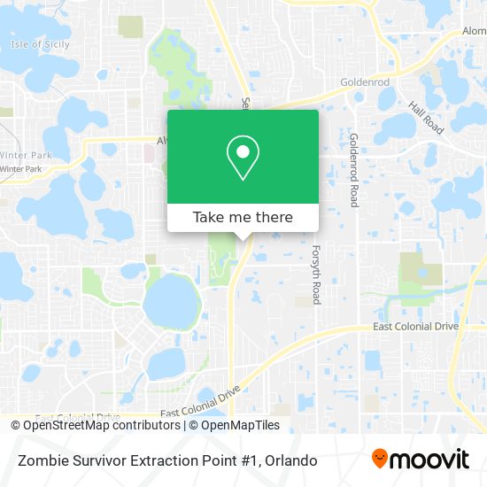 Zombie Survivor Extraction Point #1 map