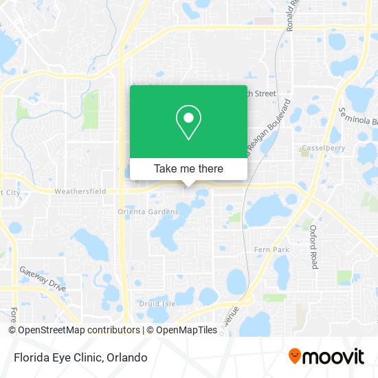 Florida Eye Clinic map