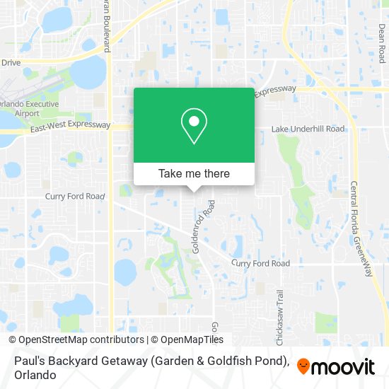 Paul's Backyard Getaway (Garden & Goldfish Pond) map