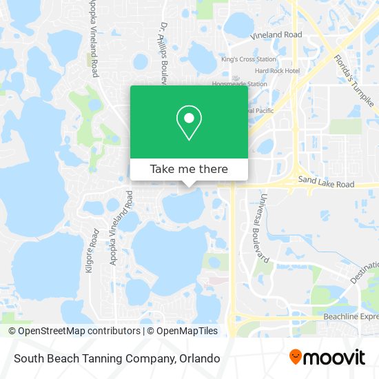 South Beach Tanning Company map