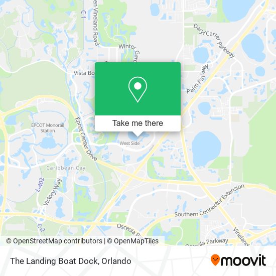 Mapa de The Landing Boat Dock