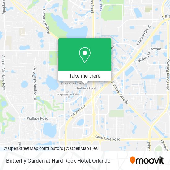 Butterfly Garden at Hard Rock Hotel map