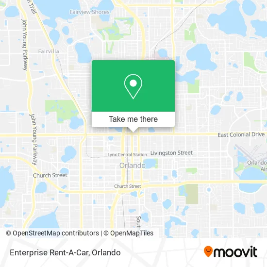Mapa de Enterprise Rent-A-Car
