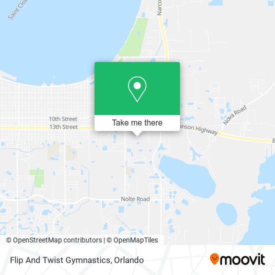 Flip And Twist Gymnastics map