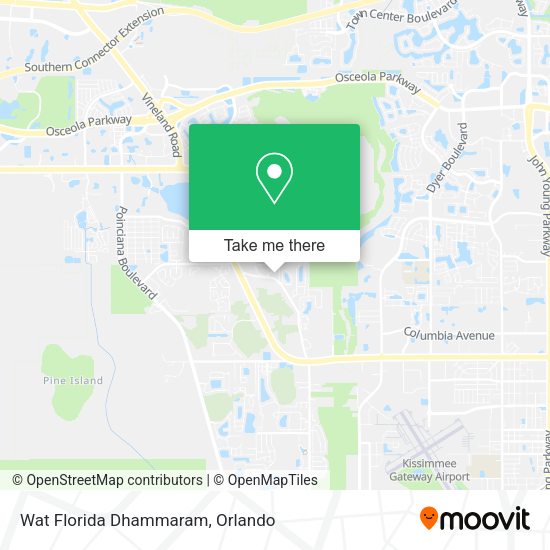 Wat Florida Dhammaram map