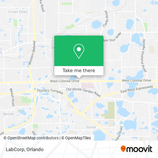 LabCorp map