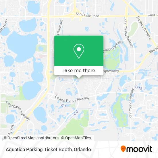 Aquatica Parking Ticket Booth map
