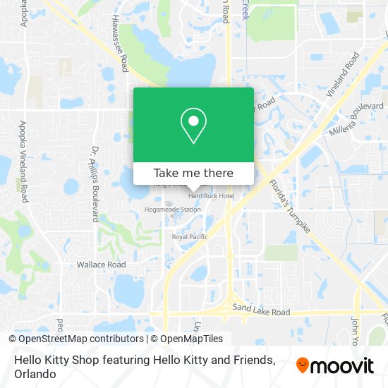Hello Kitty Shop featuring Hello Kitty and Friends map