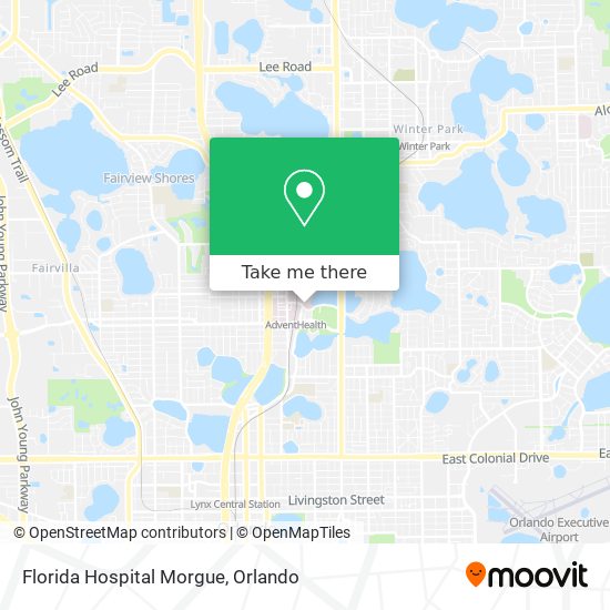 Mapa de Florida Hospital Morgue