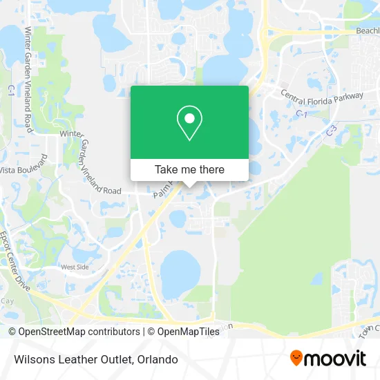 Mapa de Wilsons Leather Outlet