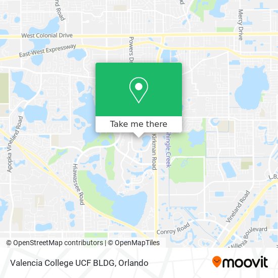 Valencia College UCF BLDG map