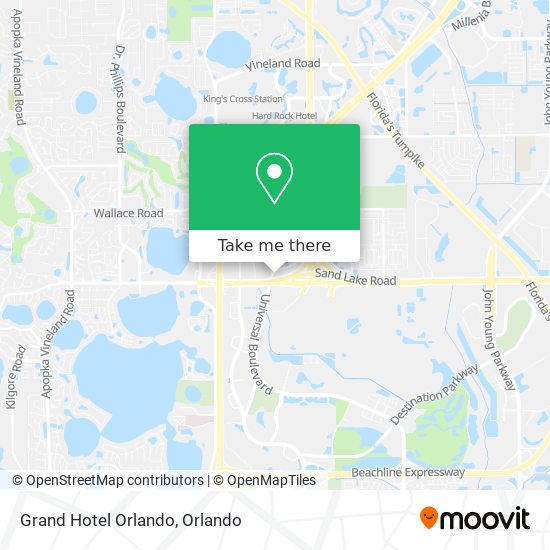 Grand Hotel Orlando map