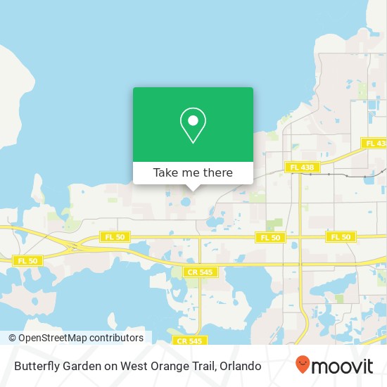 Butterfly Garden on West Orange Trail map