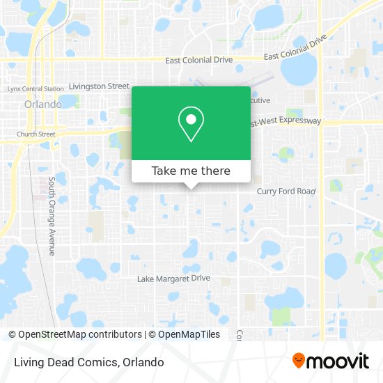 Living Dead Comics map