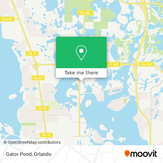 Mapa de Gator Pond