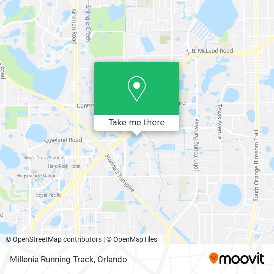 Mapa de Millenia Running Track