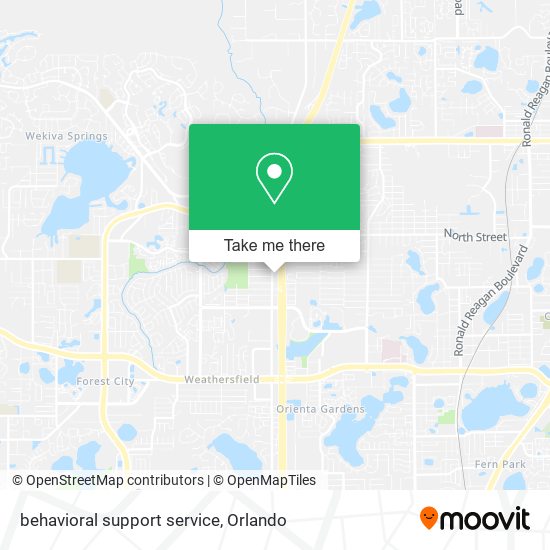 behavioral support service map