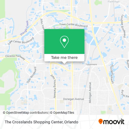 The Crosslands Shopping Center map