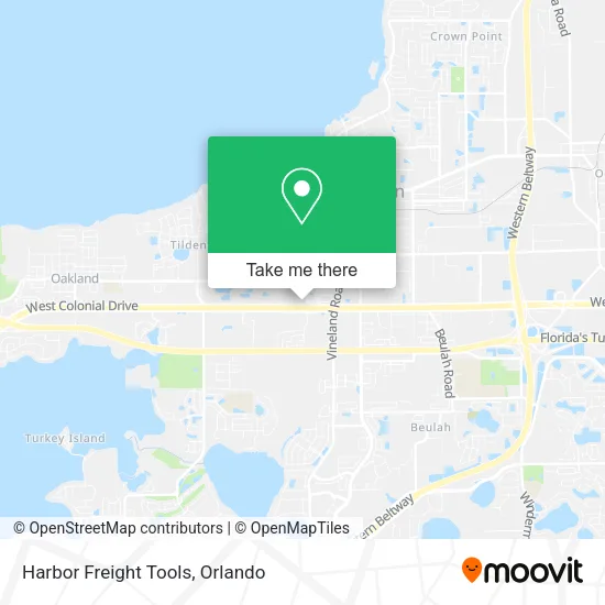 Harbor Freight Tools map