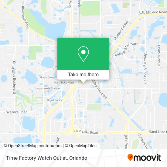 Time Factory Watch Outlet map