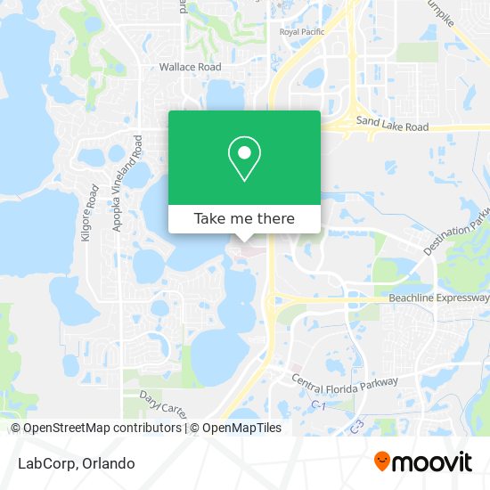 LabCorp map