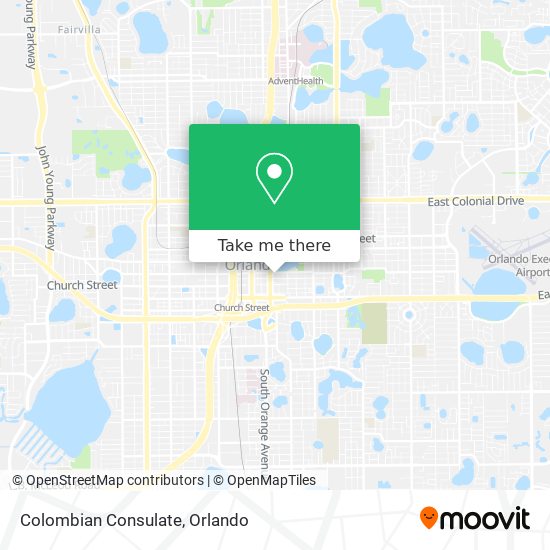 Mapa de Colombian Consulate