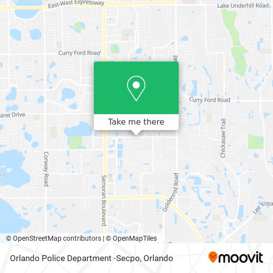 Mapa de Orlando Police Department -Secpo