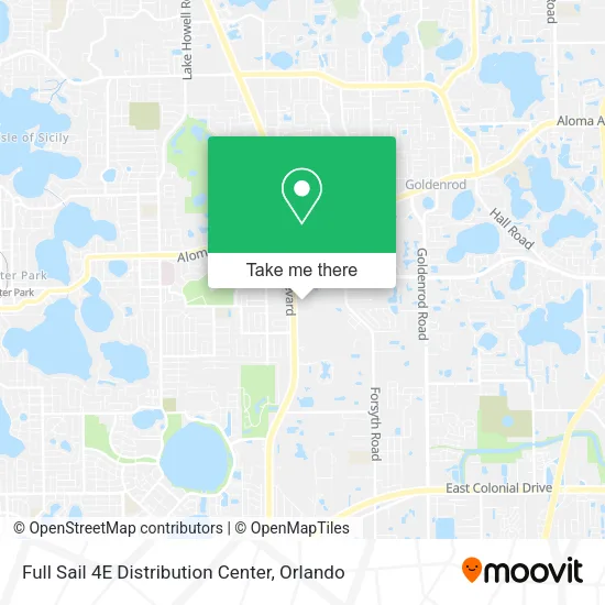 Full Sail 4E Distribution Center map