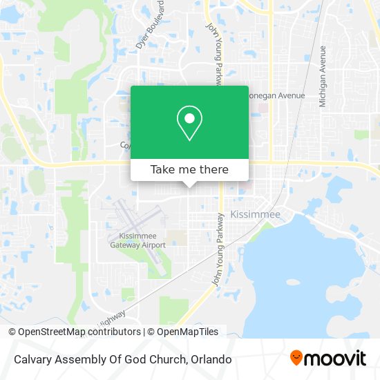 Mapa de Calvary Assembly Of God Church