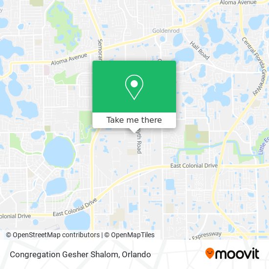Congregation Gesher Shalom map