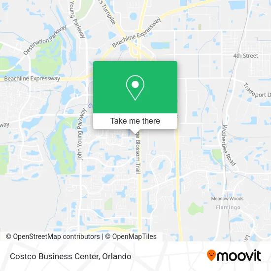 Costco Business Center map