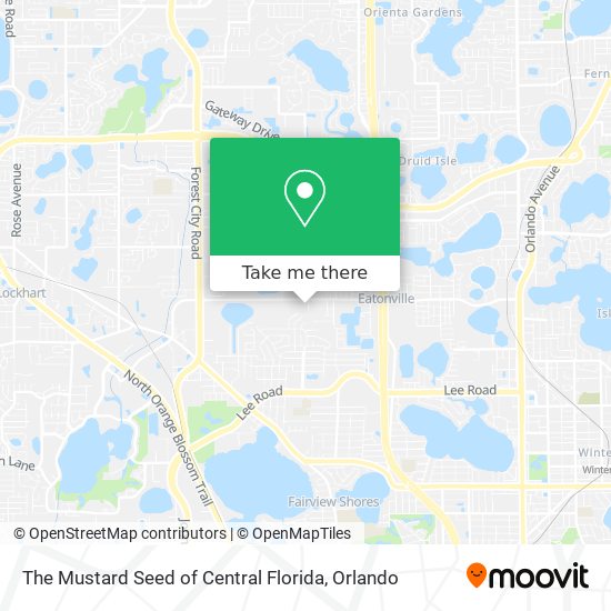 The Mustard Seed of Central Florida map